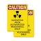 Signmission Radiation & Laser Sign, 10 in H x 7 in W, Plastic, Rectangle OS-2PACK-CR-P-710-V-10250 - alternate 1